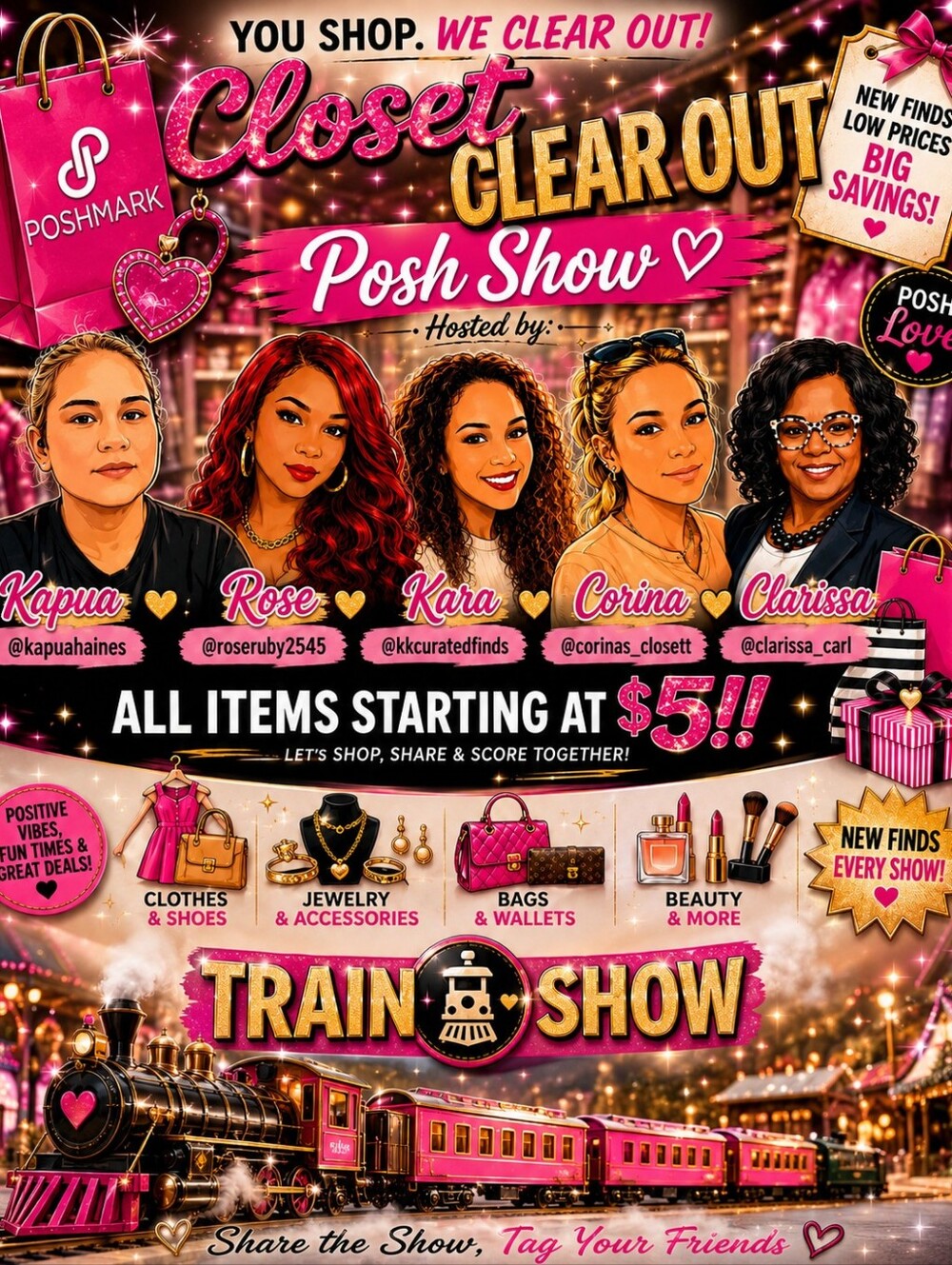 SUPER SALE SHARE SHOW ( THE ULTIMATE CLOSET CLEAROUT DEALS)